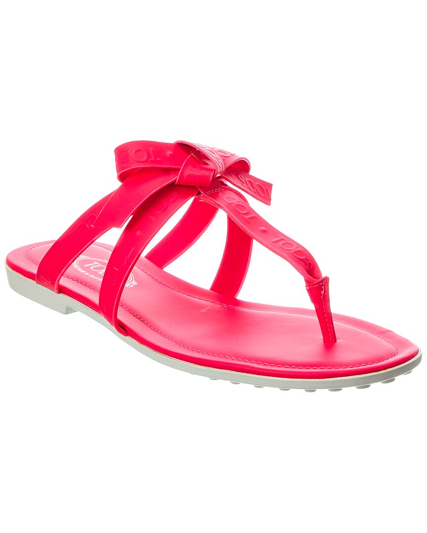 Tod’S Gomma Leather Sandal