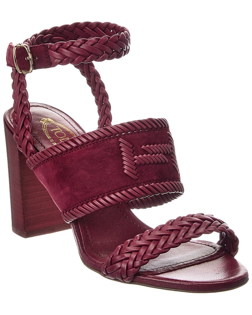 Tod’S Suede & Leather Sandal