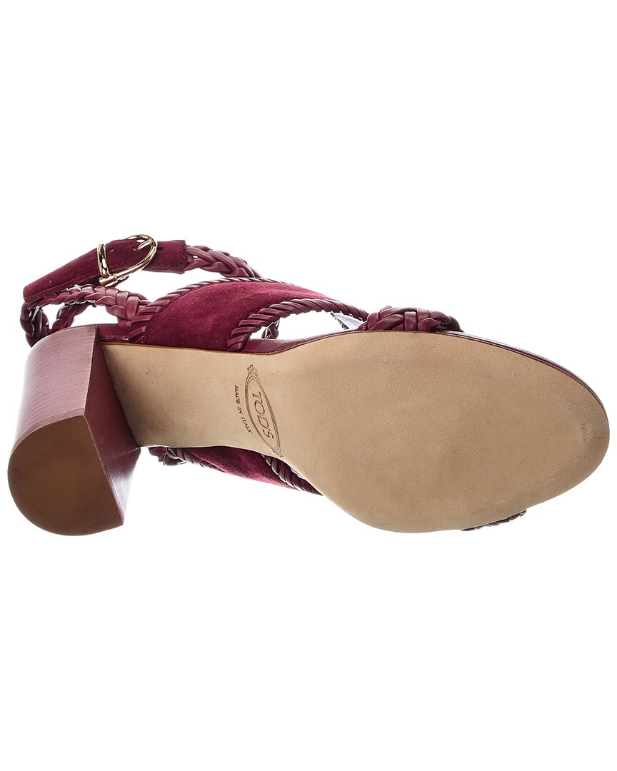 Tod’S Suede & Leather Sandal