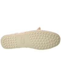 Tod’S Gomma Croc-Embossed Leather Espadrille
