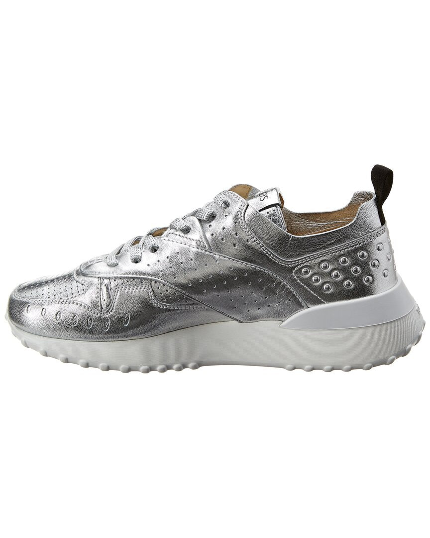 TOD's Tods Metallic Leather Sneaker