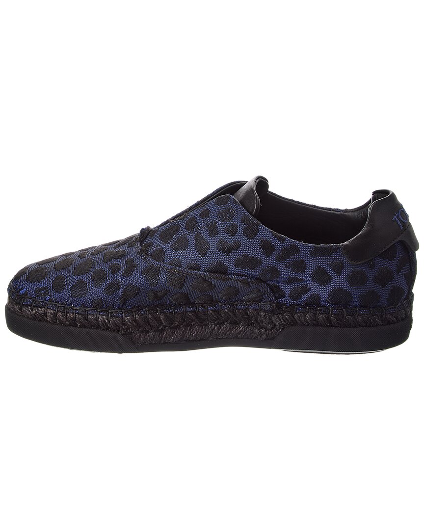 Tod’S Gomma Canvas & Leather Sneaker
