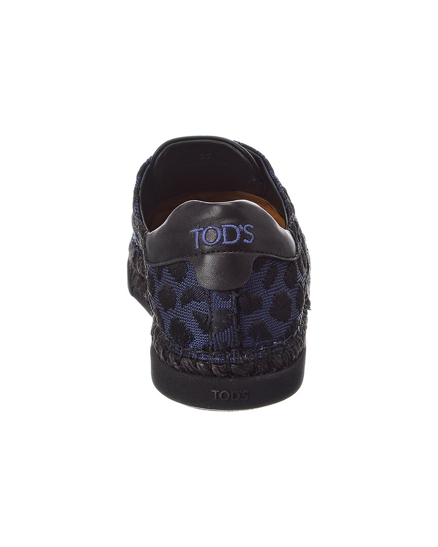 Tod’S Gomma Canvas & Leather Sneaker