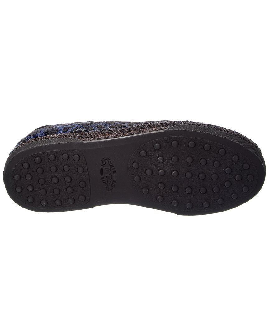 Tod’S Gomma Canvas & Leather Sneaker