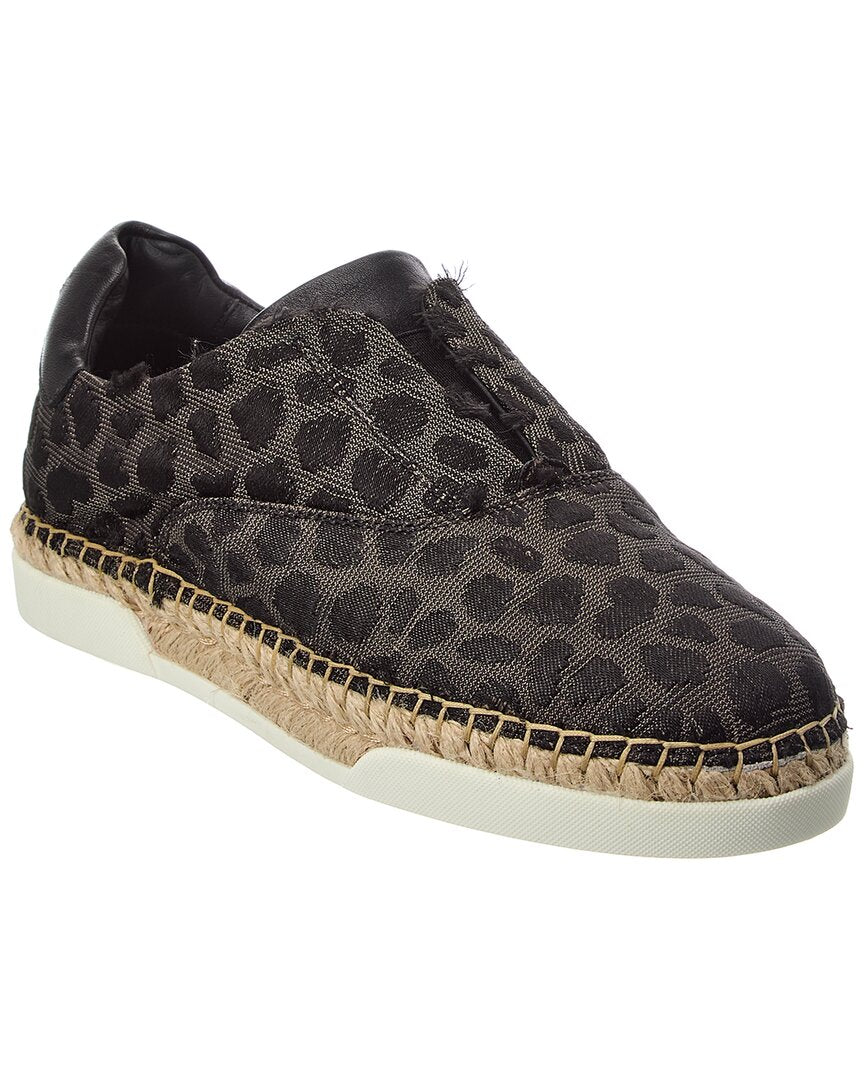 Tod’S Gomma Canvas & Leather Sneaker