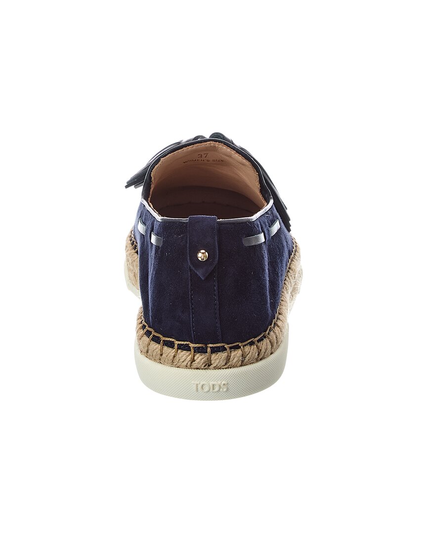 Tod’S Gomma Suede Espadrille