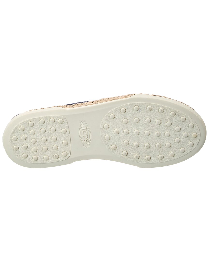 Tod’S Gomma Suede Espadrille