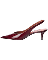 AMINA MUADDI Amina Muaddi Anok Patent Slingback Pump