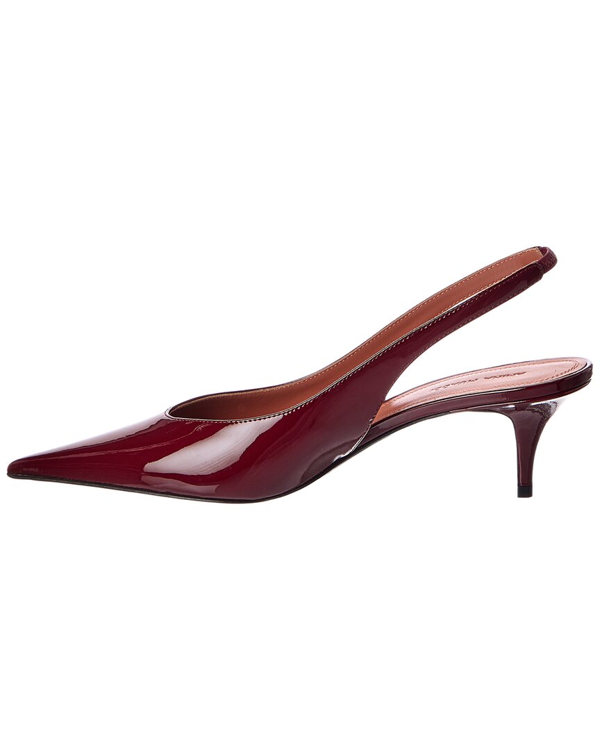 AMINA MUADDI Amina Muaddi Anok Patent Slingback Pump