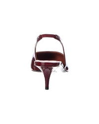 AMINA MUADDI Amina Muaddi Anok Patent Slingback Pump