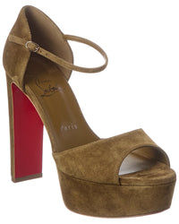 Christian Louboutin Christian Louboutin Sandaloo 130 Suede Platform Sandal