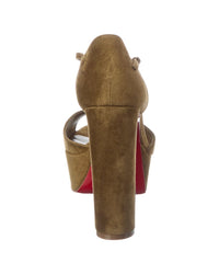Christian Louboutin Christian Louboutin Sandaloo 130 Suede Platform Sandal