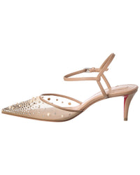 Christian Louboutin Christian Louboutin Miss Z 60 Mesh & Leather Pump