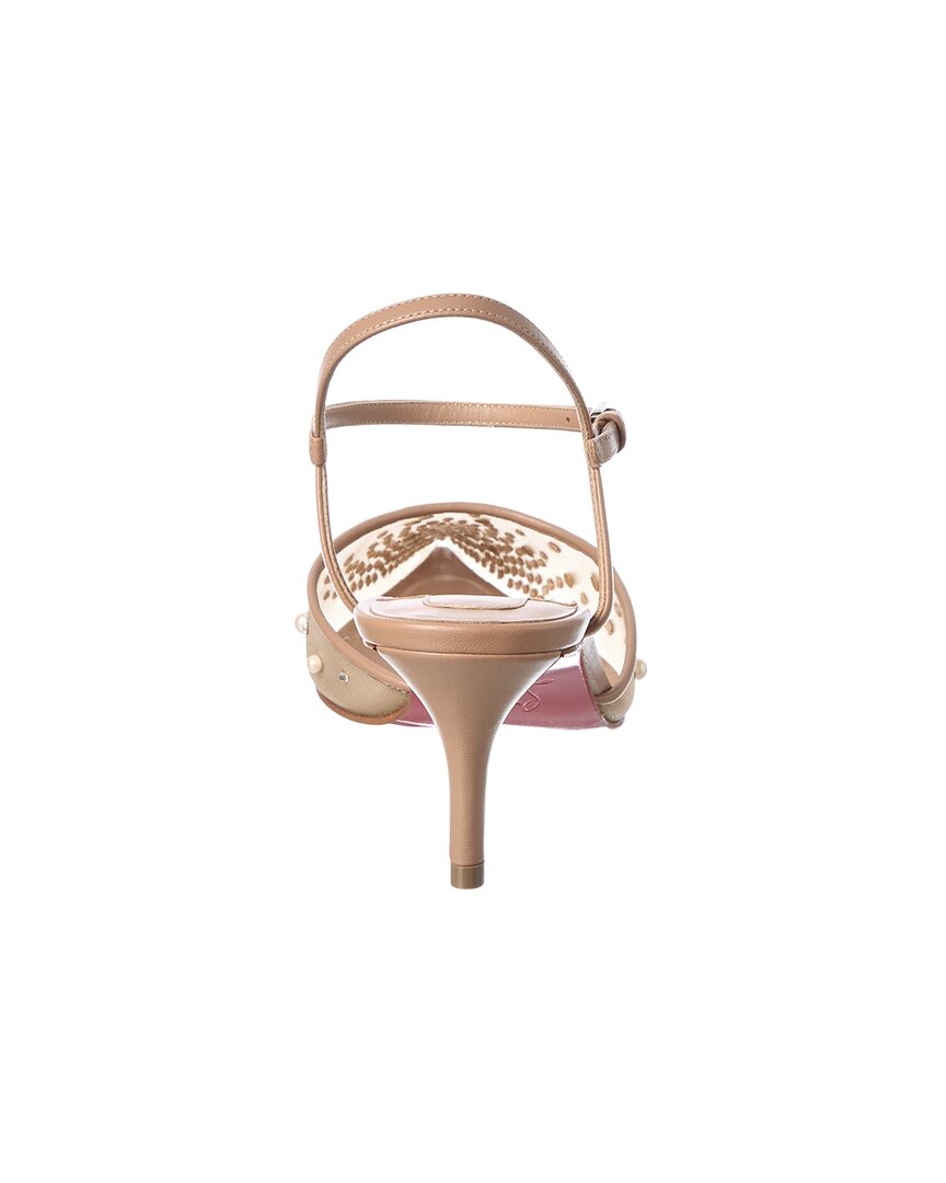 Christian Louboutin Christian Louboutin Miss Z 60 Mesh & Leather Pump