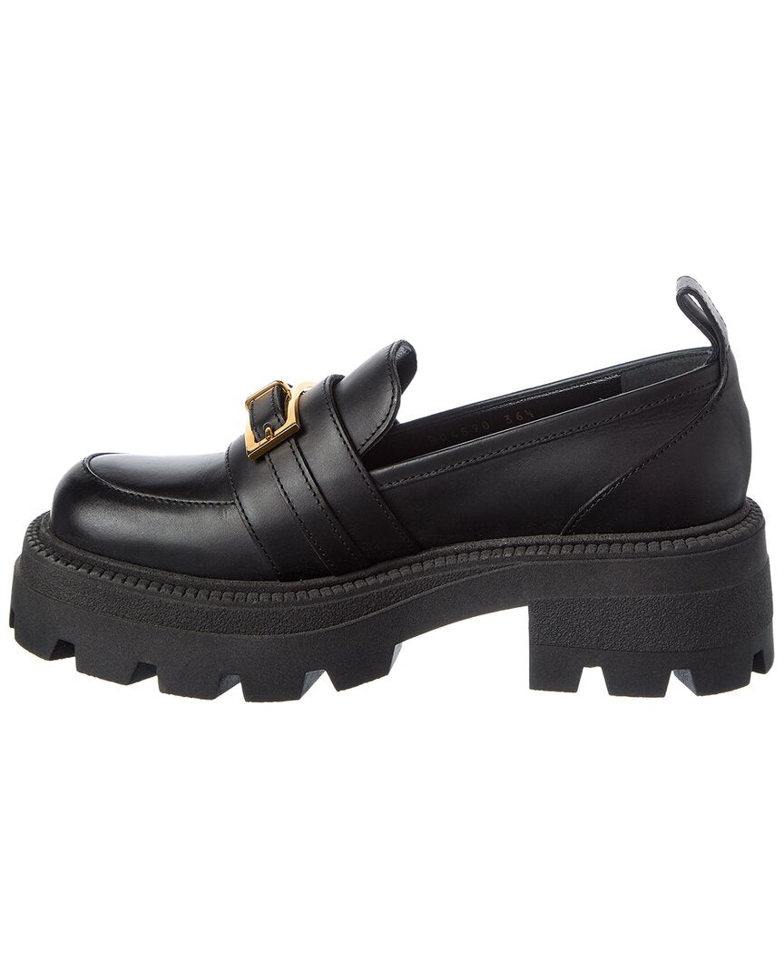 Sergio Rossi Sergio Rossi Nora 25 Leather Loafer