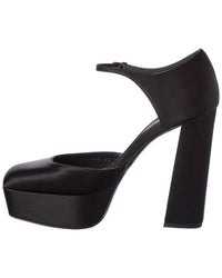 Sergio Rossi Sergio Rossi Alicia 80 Satin Platform Pump