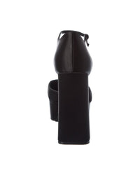 Sergio Rossi Sergio Rossi Alicia 80 Satin Platform Pump