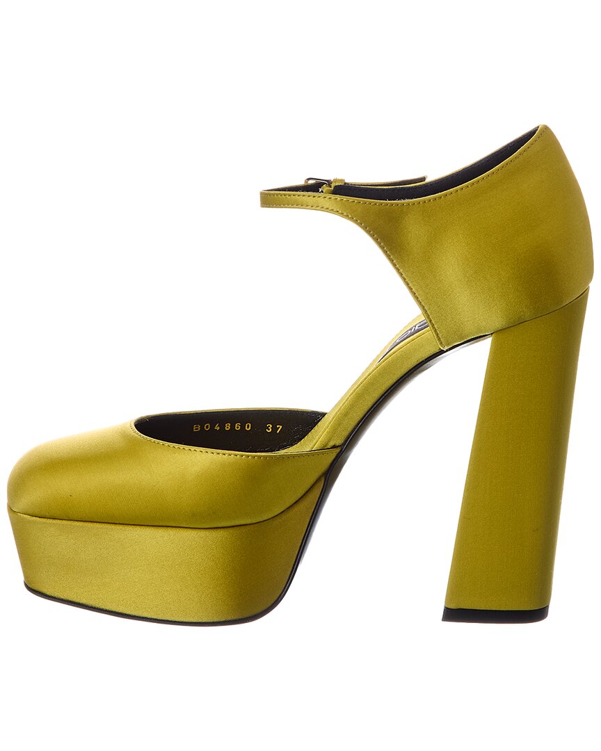 Sergio Rossi Sergio Rossi Alicia 80 Satin Platform Pump