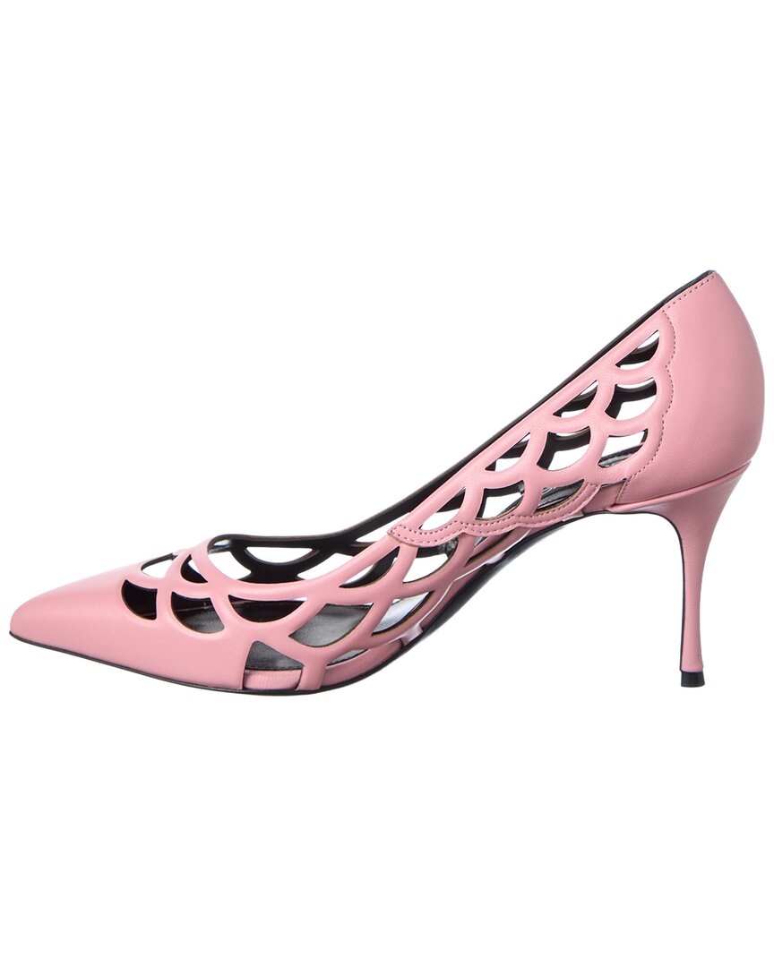 Sergio Rossi Sergio Rossi Mermaid 75 Leather Pump
