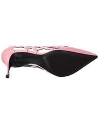 Sergio Rossi Sergio Rossi Mermaid 75 Leather Pump