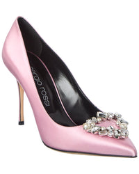 Sergio Rossi Sergio Rossi Godiva Precious 90 Satin Pump
