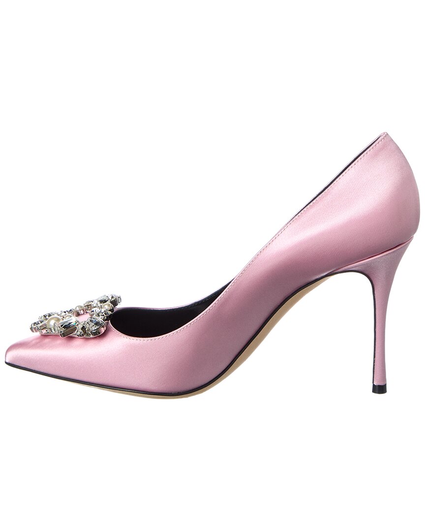 Sergio Rossi Sergio Rossi Godiva Precious 90 Satin Pump