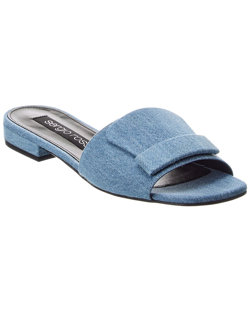 Sergio Rossi Dnu Inv Sergio Rossi Denim Sandal