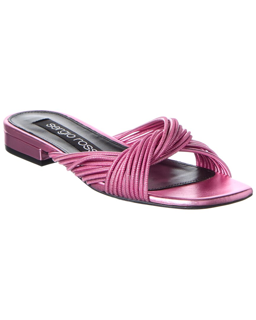 Sergio Rossi Sergio Rossi Akida Leather Sandal