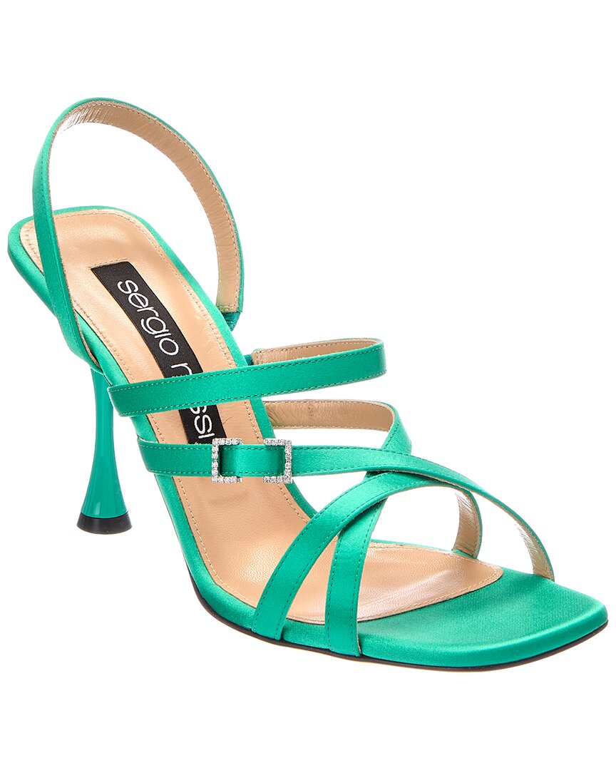 Sergio Rossi Sergio Rossi Slingback 100 Satin Sandal