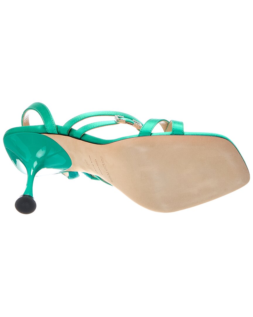 Sergio Rossi Sergio Rossi Slingback 100 Satin Sandal
