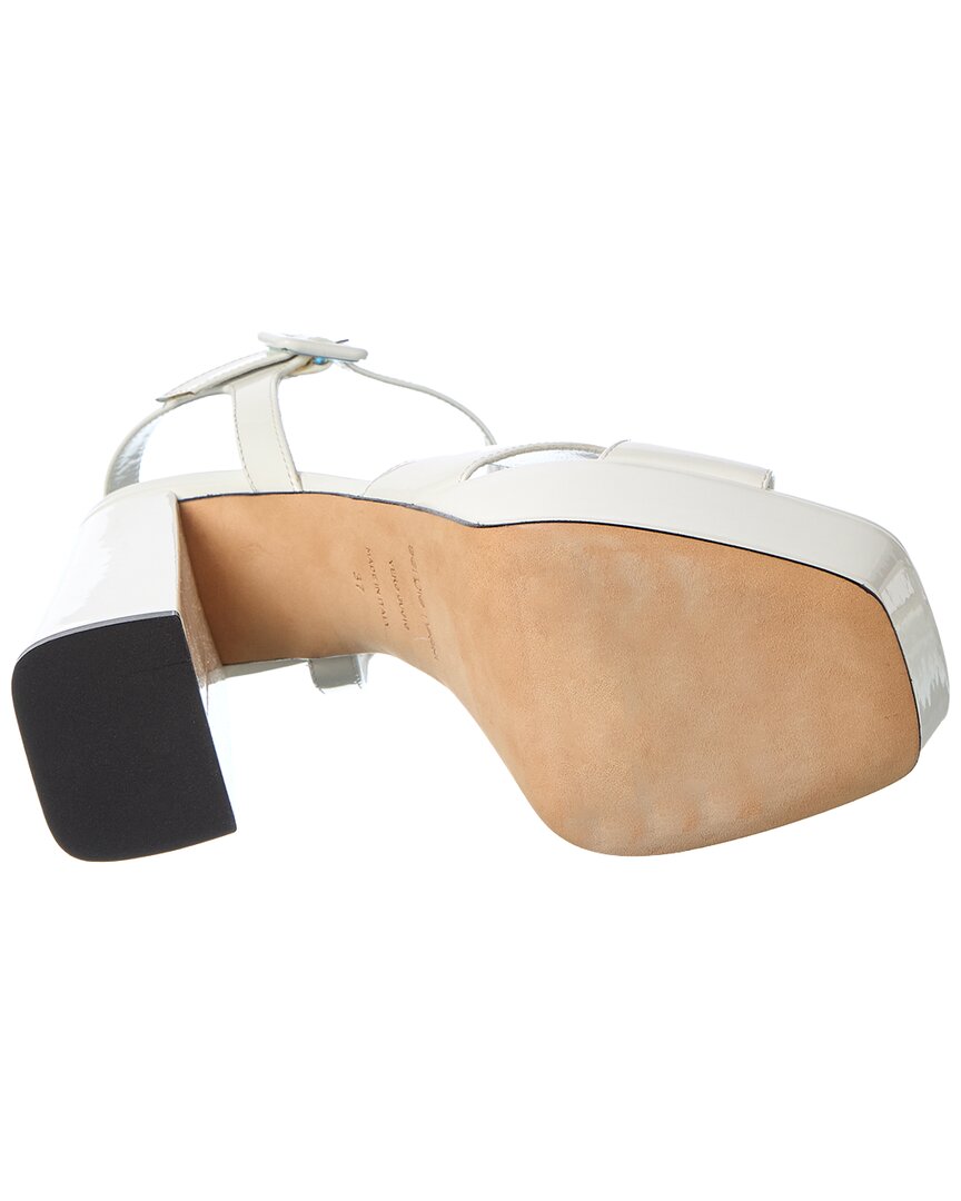 Sergio Rossi Alicia 90 Patent Platform Sandal