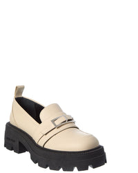 Sergio Rossi Sergio Rossi Alicia 90 Leather Platform Loafer