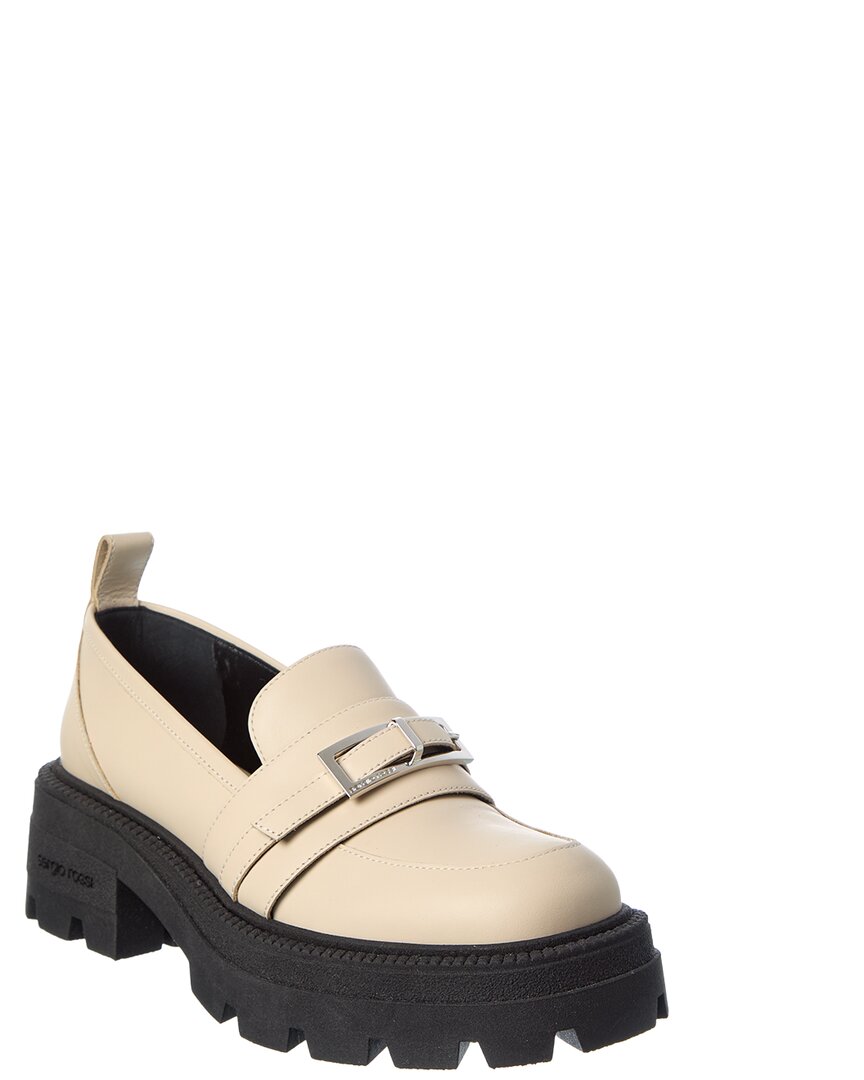 Sergio Rossi Sergio Rossi Alicia 90 Leather Platform Loafer