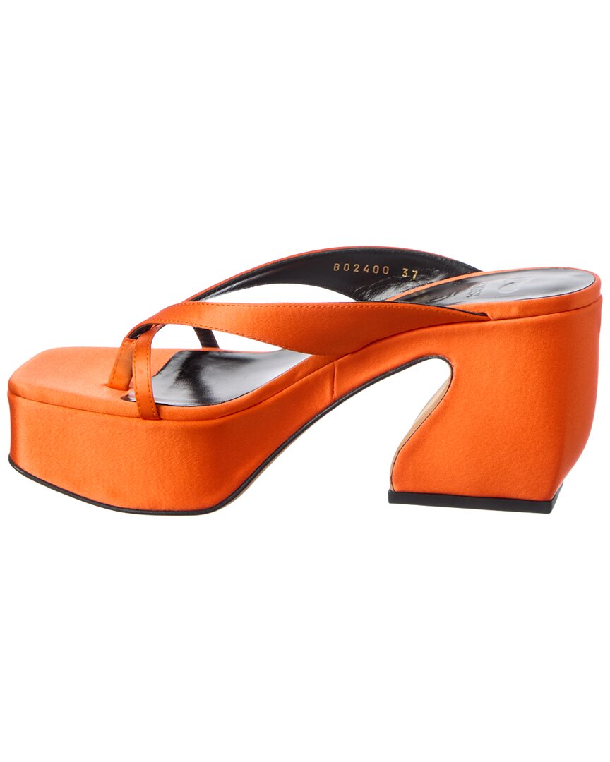 Sergio Rossi Sergio Rossi 45 Satin Platform Sandal