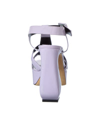 Sergio Rossi Sergio Rossi 90 Patent Platform Sandal