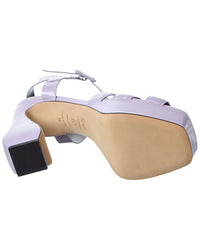 Sergio Rossi Sergio Rossi 90 Patent Platform Sandal