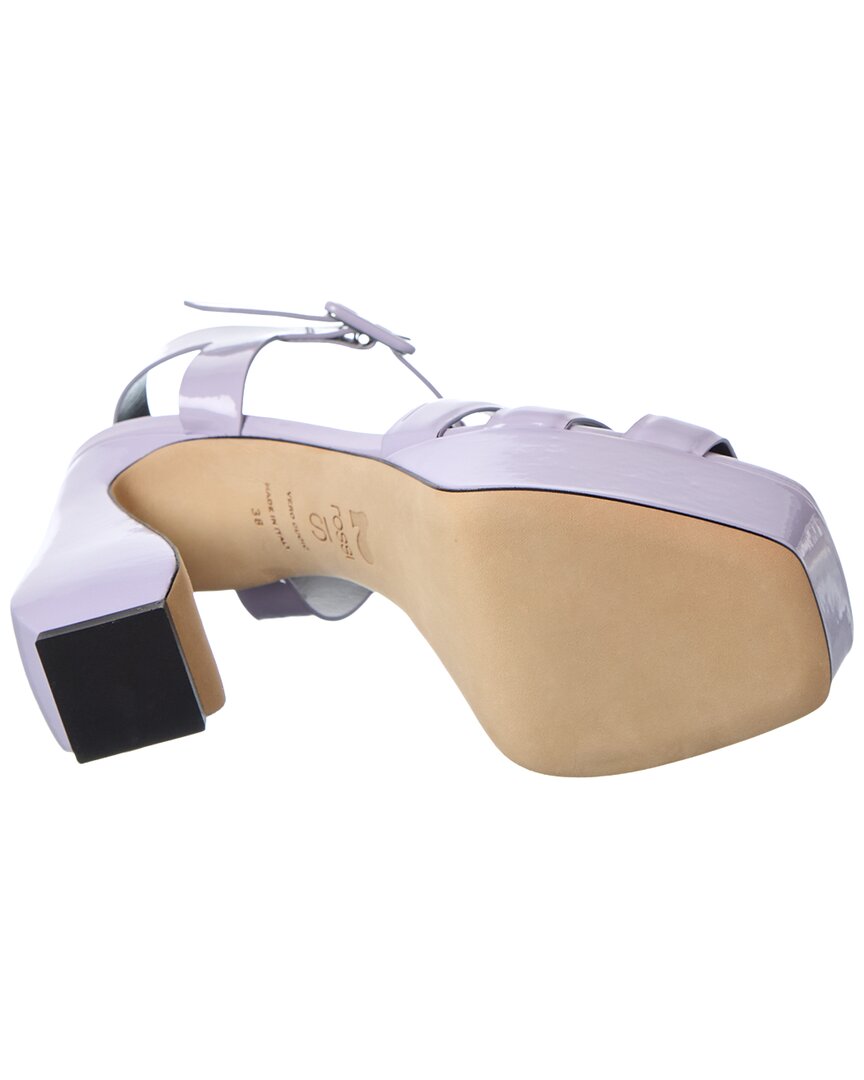 Sergio Rossi Sergio Rossi 90 Patent Platform Sandal
