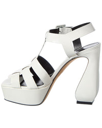 Sergio Rossi Sergio Rossi 90 Patent Platform Sandal