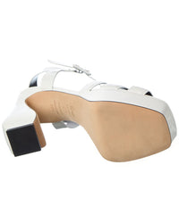 Sergio Rossi Sergio Rossi 90 Patent Platform Sandal
