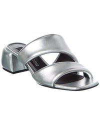 Sergio Rossi Sergio Rossi Spongy 45 Leather Sandal