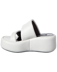 Sergio Rossi Sergio Rossi Spongy 10 Leather Platform Sandal