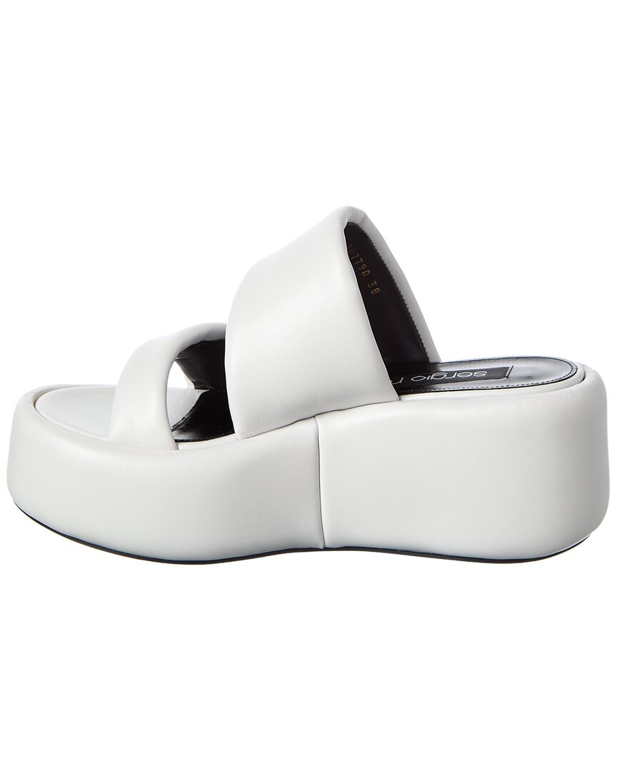 Sergio Rossi Sergio Rossi Spongy 10 Leather Platform Sandal