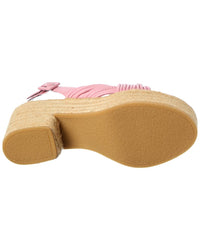 Sergio Rossi Sergio Rossi Akida 50 Leather Platform Sandal