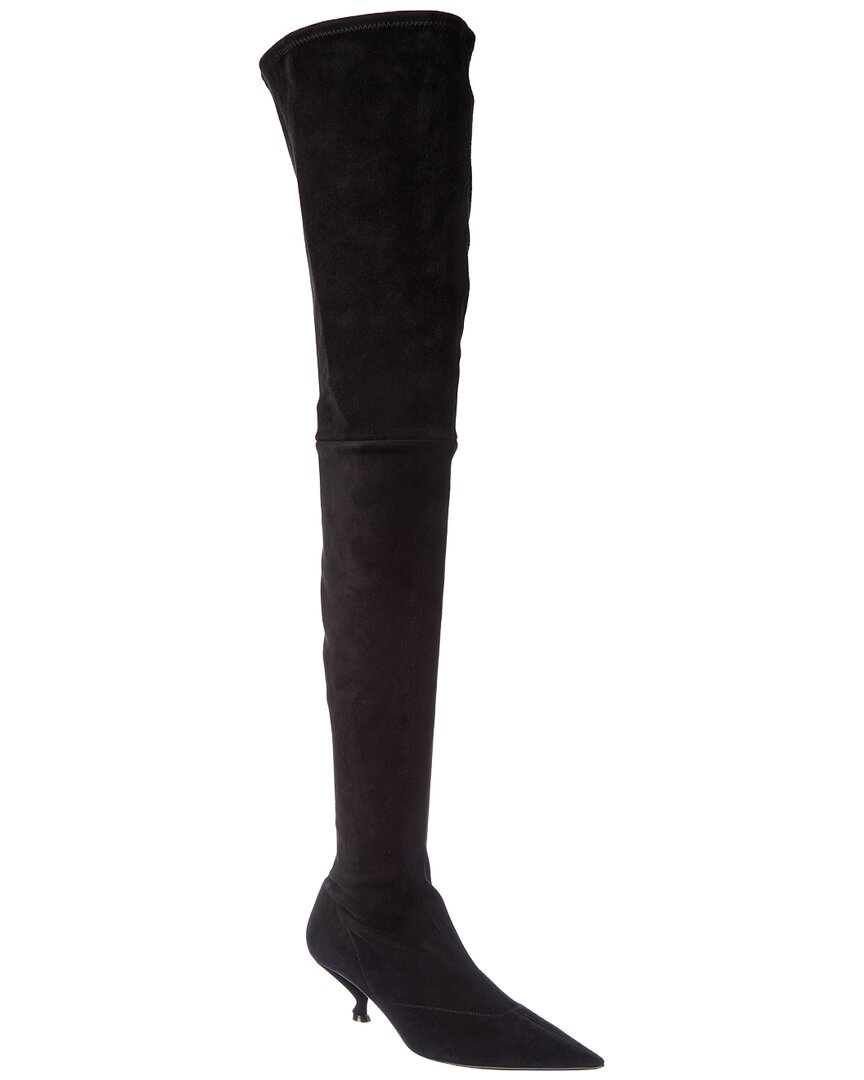 Sergio Rossi Sergio Rossi Halima 40 Suede Over-The-Knee Boot