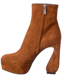 Sergio Rossi Sergio Rossi 85 Suede Platform Bootie