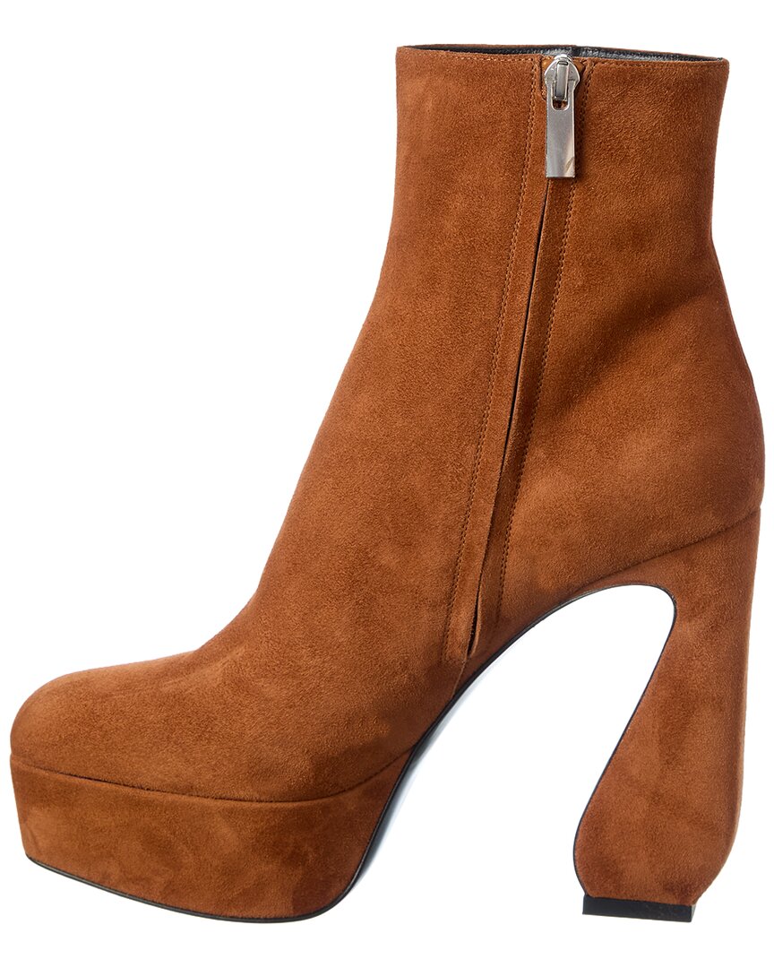 Sergio Rossi Sergio Rossi 85 Suede Platform Bootie