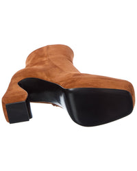 Sergio Rossi Sergio Rossi 85 Suede Platform Bootie