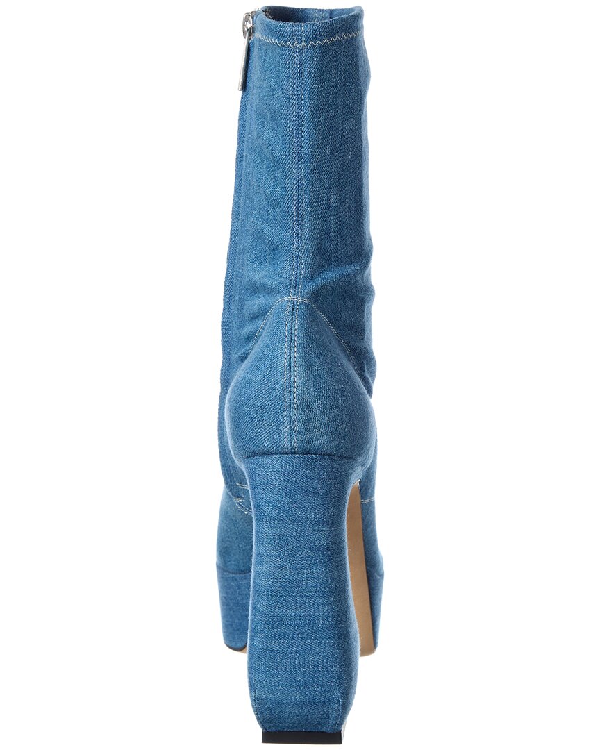 Sergio Rossi Sergio Rossi 80 Denim Platform Bootie