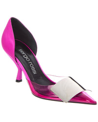 Sergio Rossi Sergio Rossi 76 Satin & Vinyl Pump