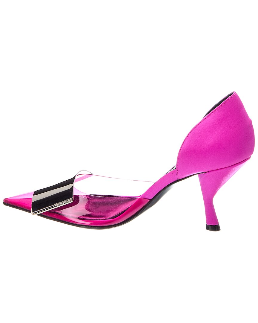 Sergio Rossi Sergio Rossi 76 Satin & Vinyl Pump
